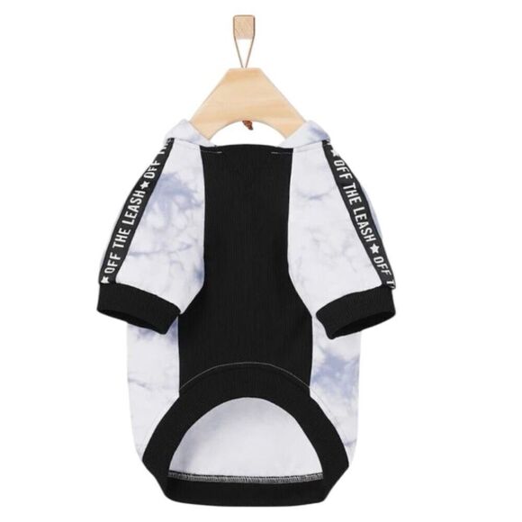 Frisco Woof Dog Hoodie Sweatshirt Blue Sz L - Picture 4 of 12